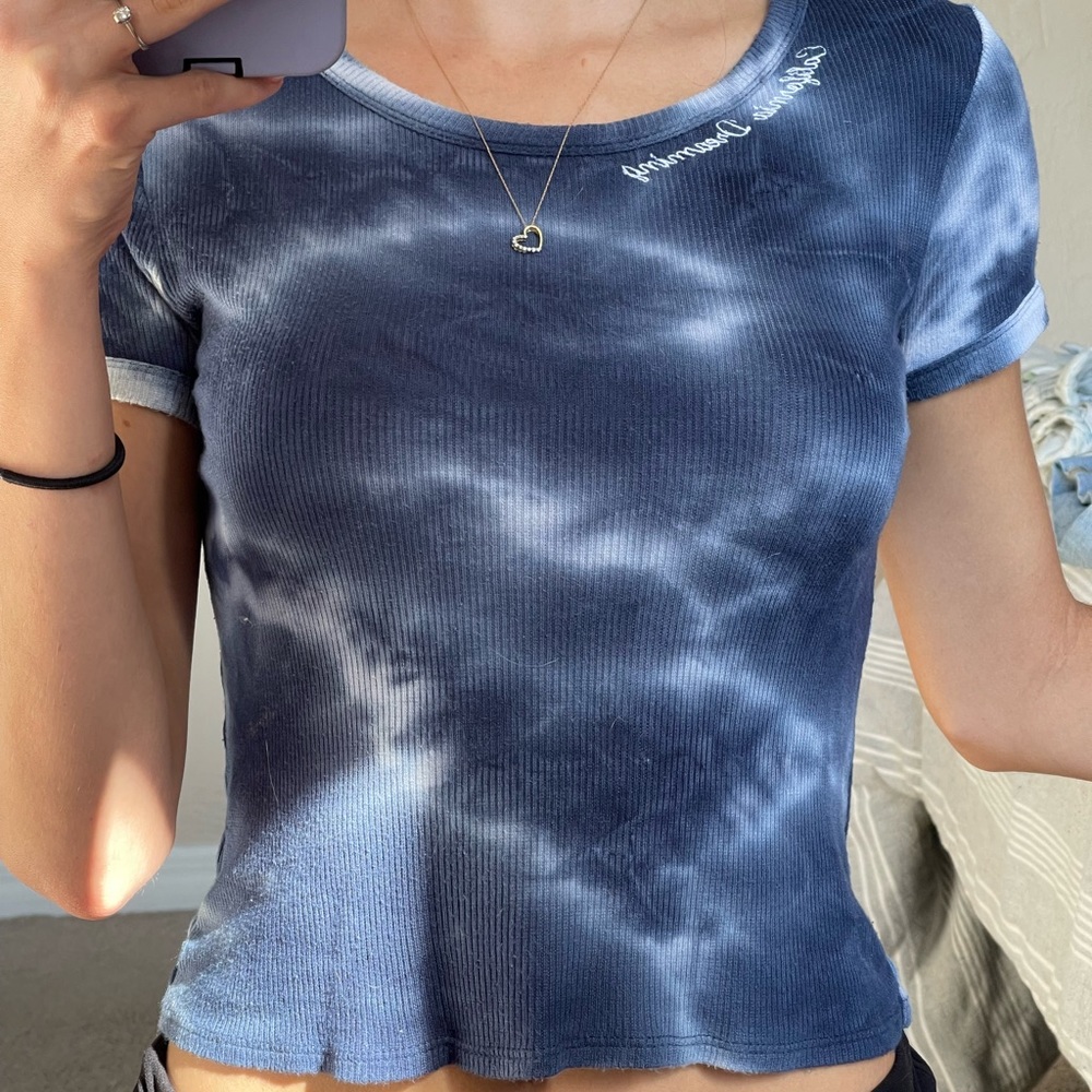 Blue Cropped T-Shirt (M)
